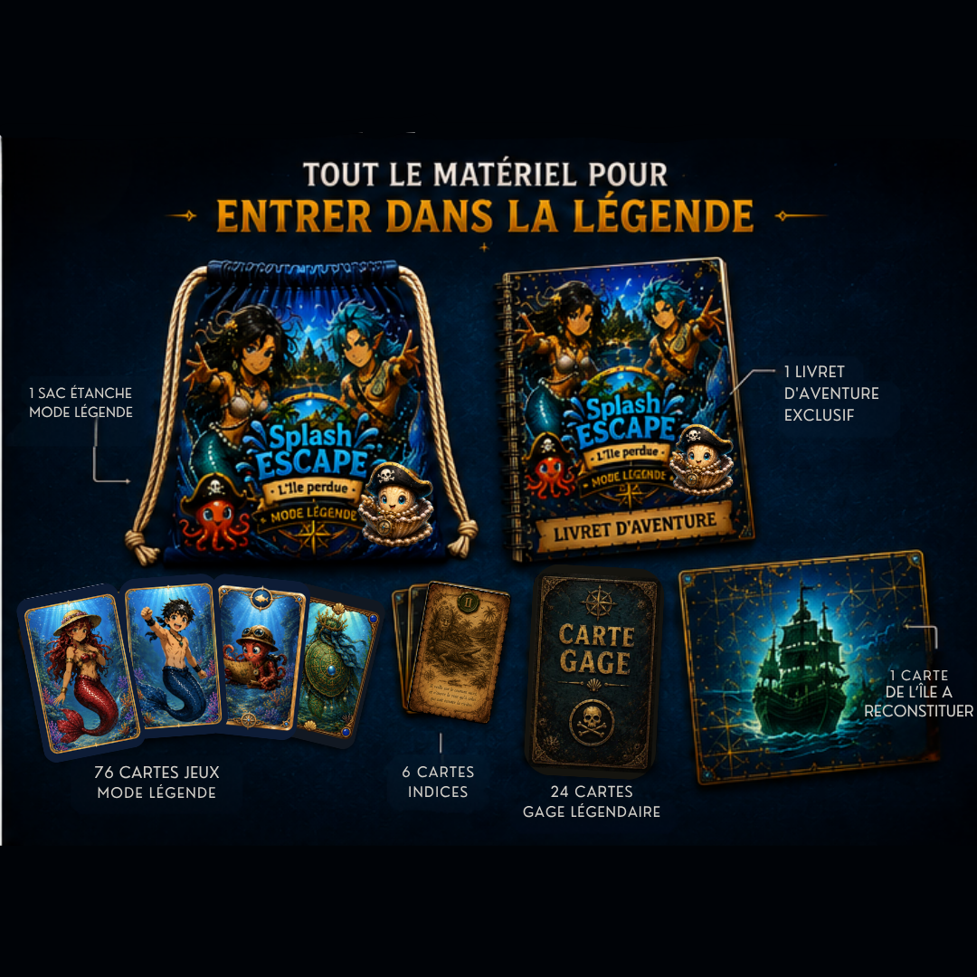 🌊 SPLASH ESCAPE: Mode légende 🏴‍☠️